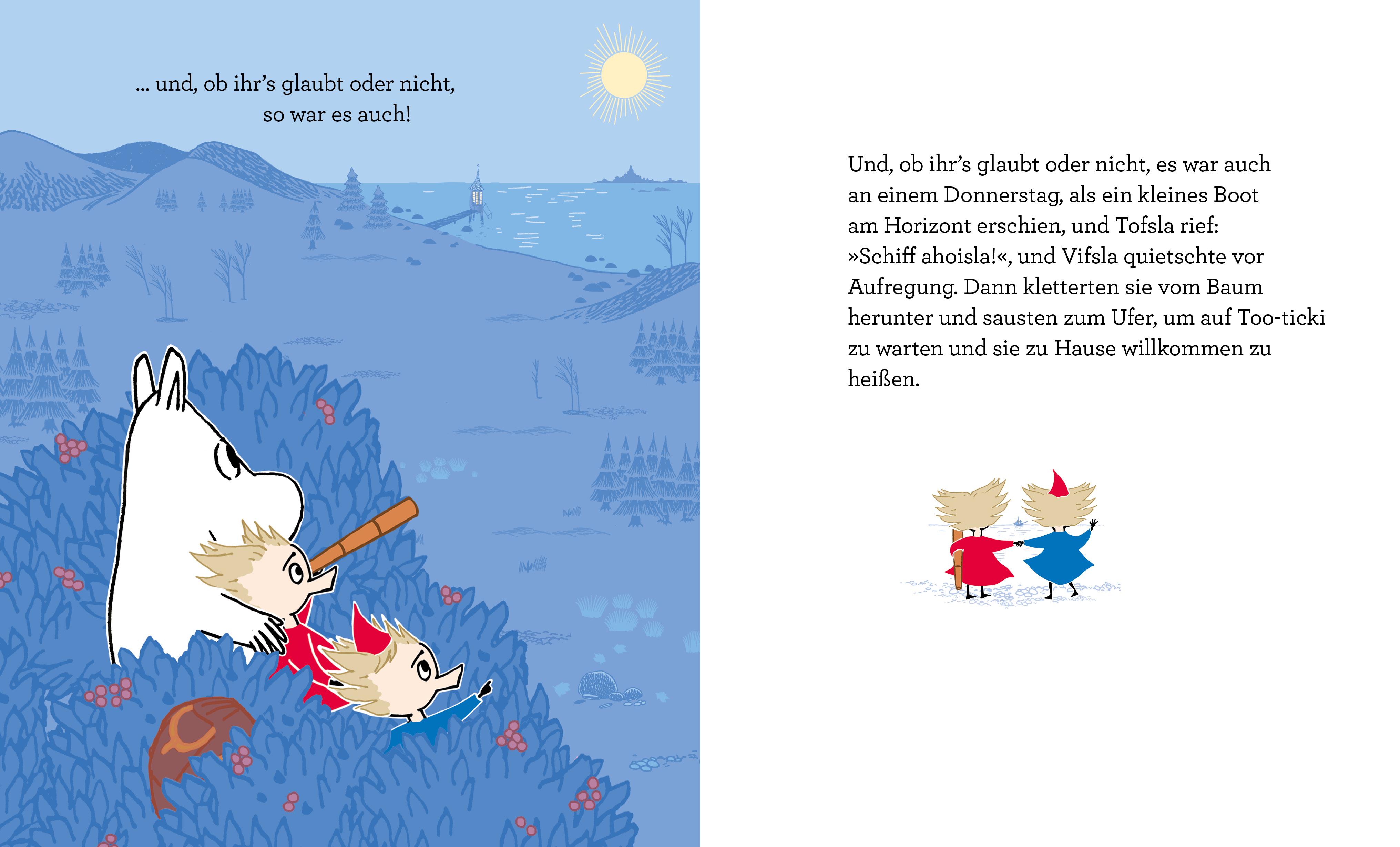 Beispielinhalt (Bild) Mumin und das Lieblingsdings - Ein Pappbilderbuch für die kleinsten Mumin-Fans
