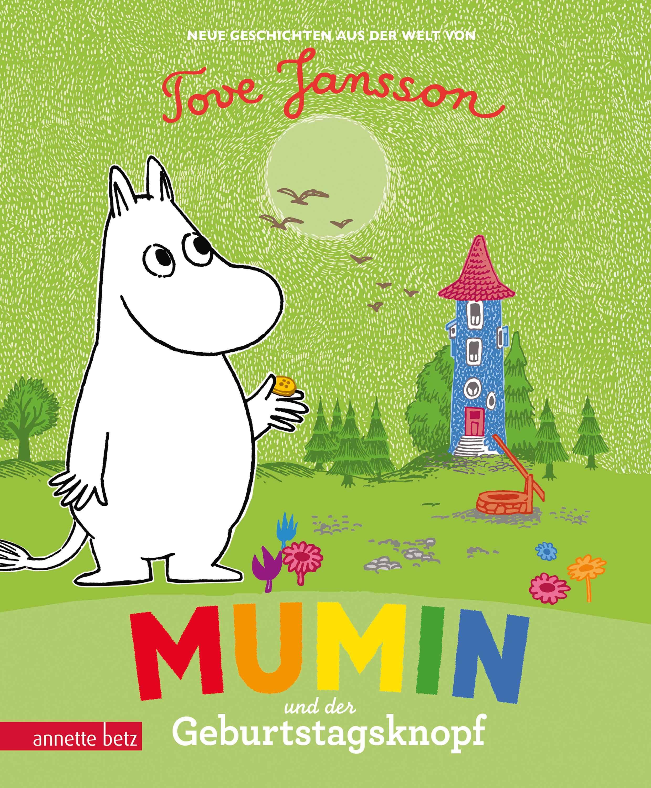 Vorderes Coverbild Mumin und der Geburtstagsknopf - Ein Pappbilderbuch für die kleinsten Mumin-Fans