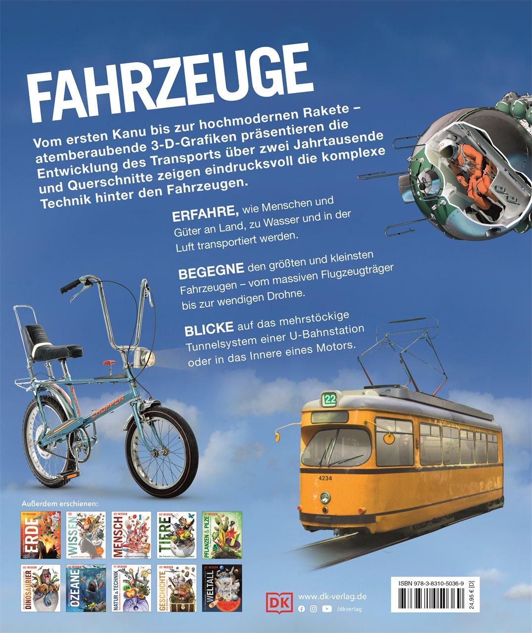 Rückseitencover Wissen. Fahrzeuge