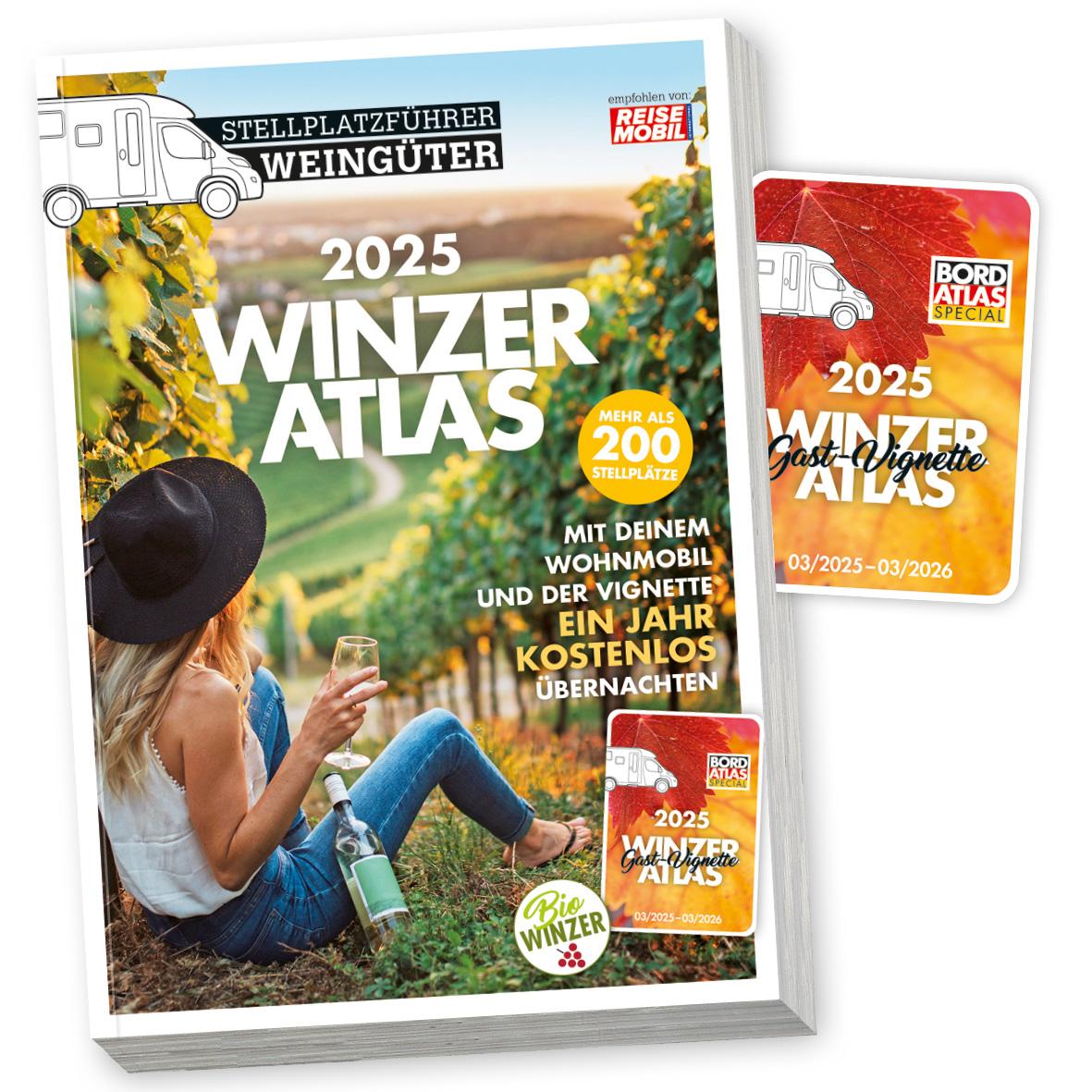 Vorderes Coverbild WINZERATLAS 2025