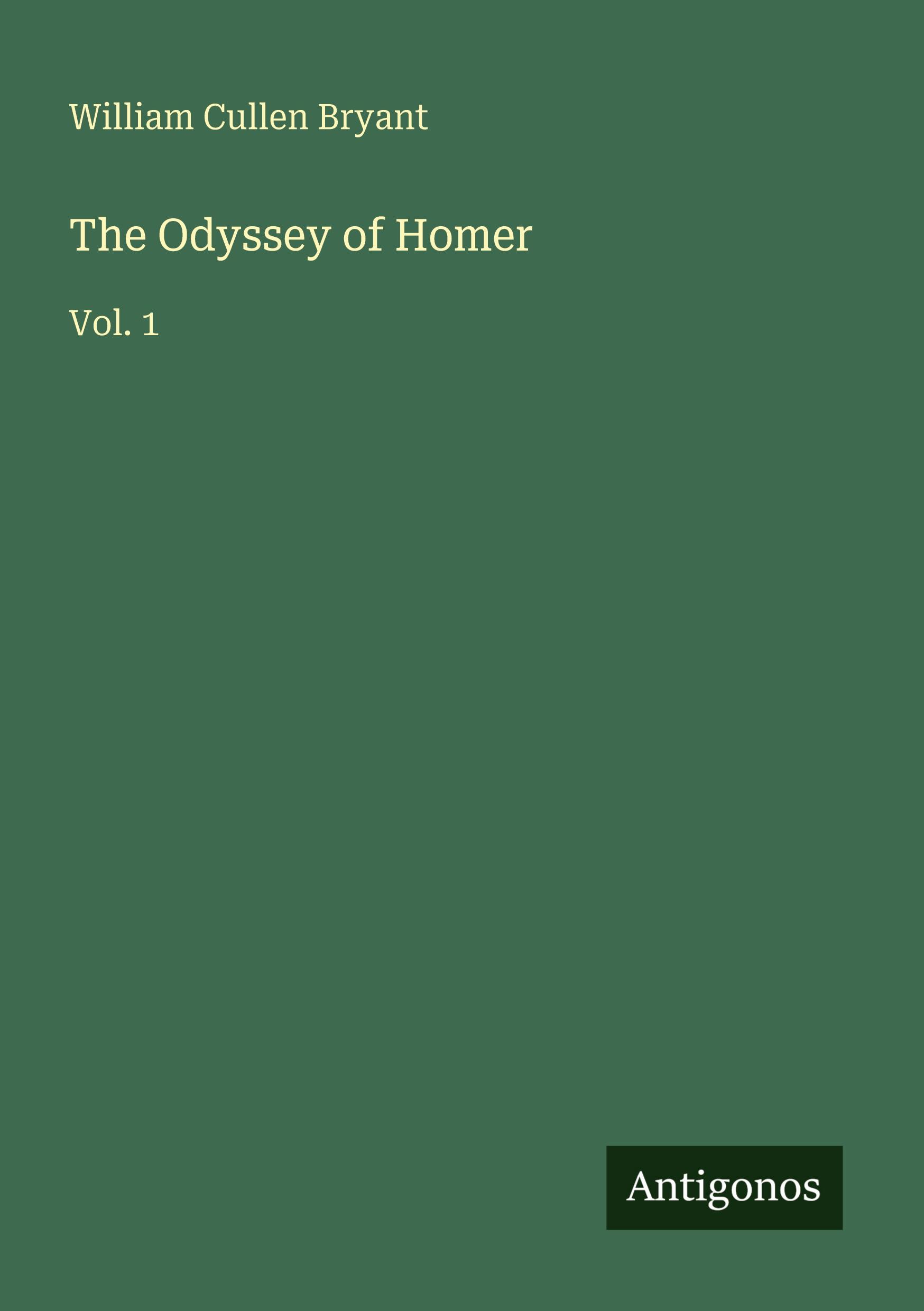 Vorderes Coverbild The Odyssey of Homer