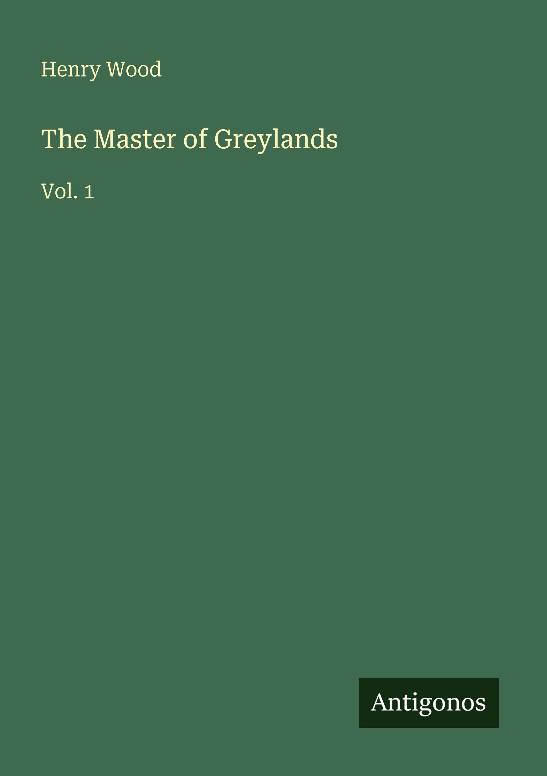 Vorderes Coverbild The Master of Greylands