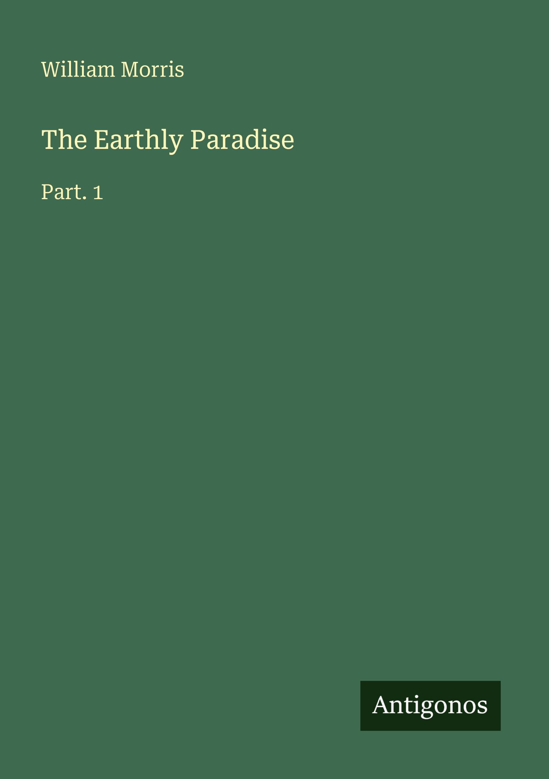Vorderes Coverbild The Earthly Paradise