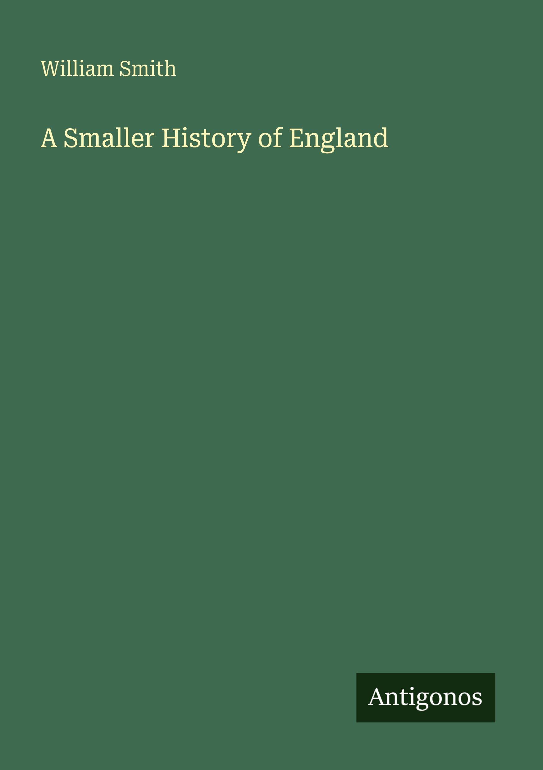 Vorderes Coverbild A Smaller History of England