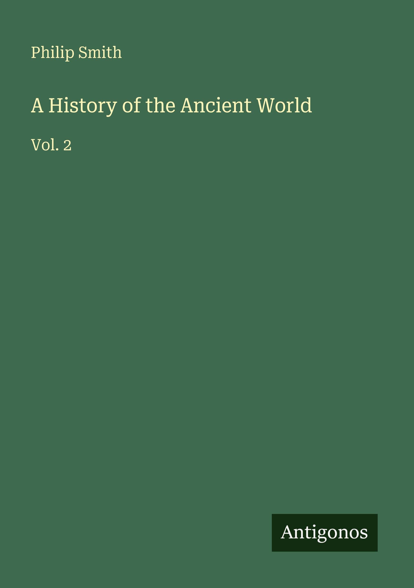 Vorderes Coverbild A History of the Ancient World
