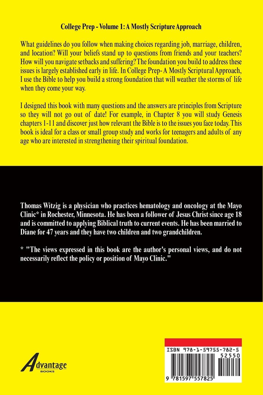 Rückseitencover College Prep Volume 1