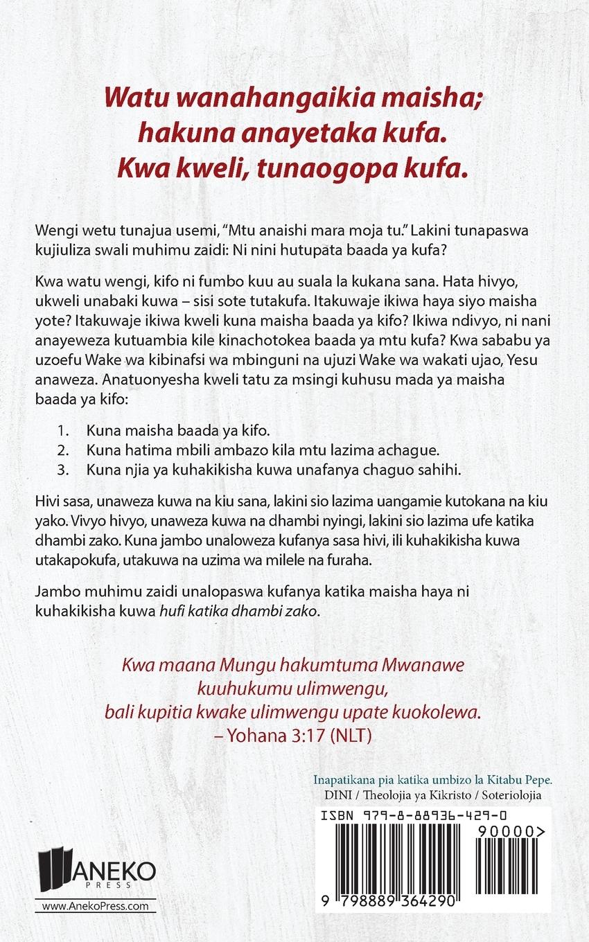 Rückseitencover Usife Katika Dhambi Zako