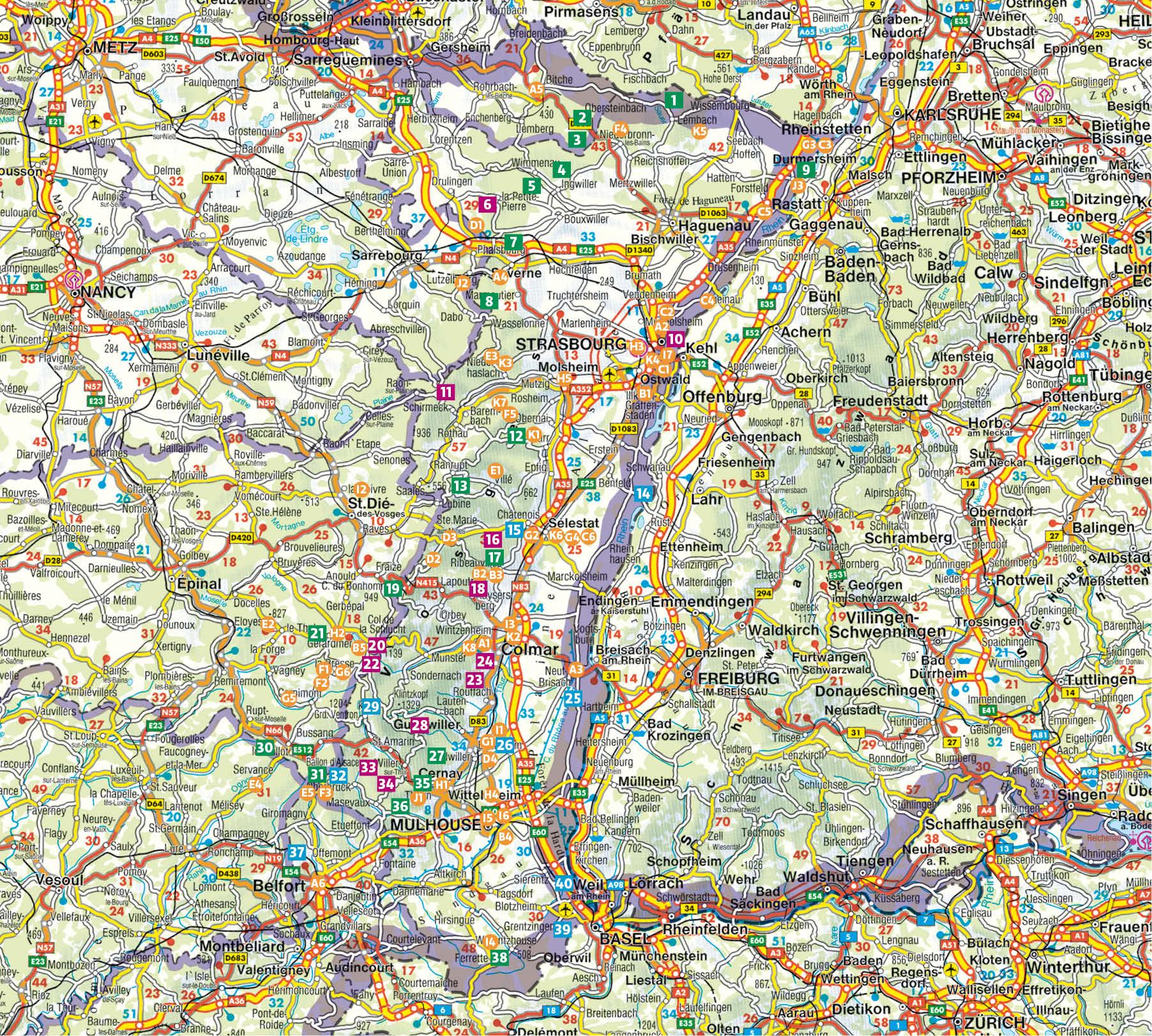 Beispielinhalt (Bild) ErlebnisWandern mit Kindern - Elsass und Vogesen