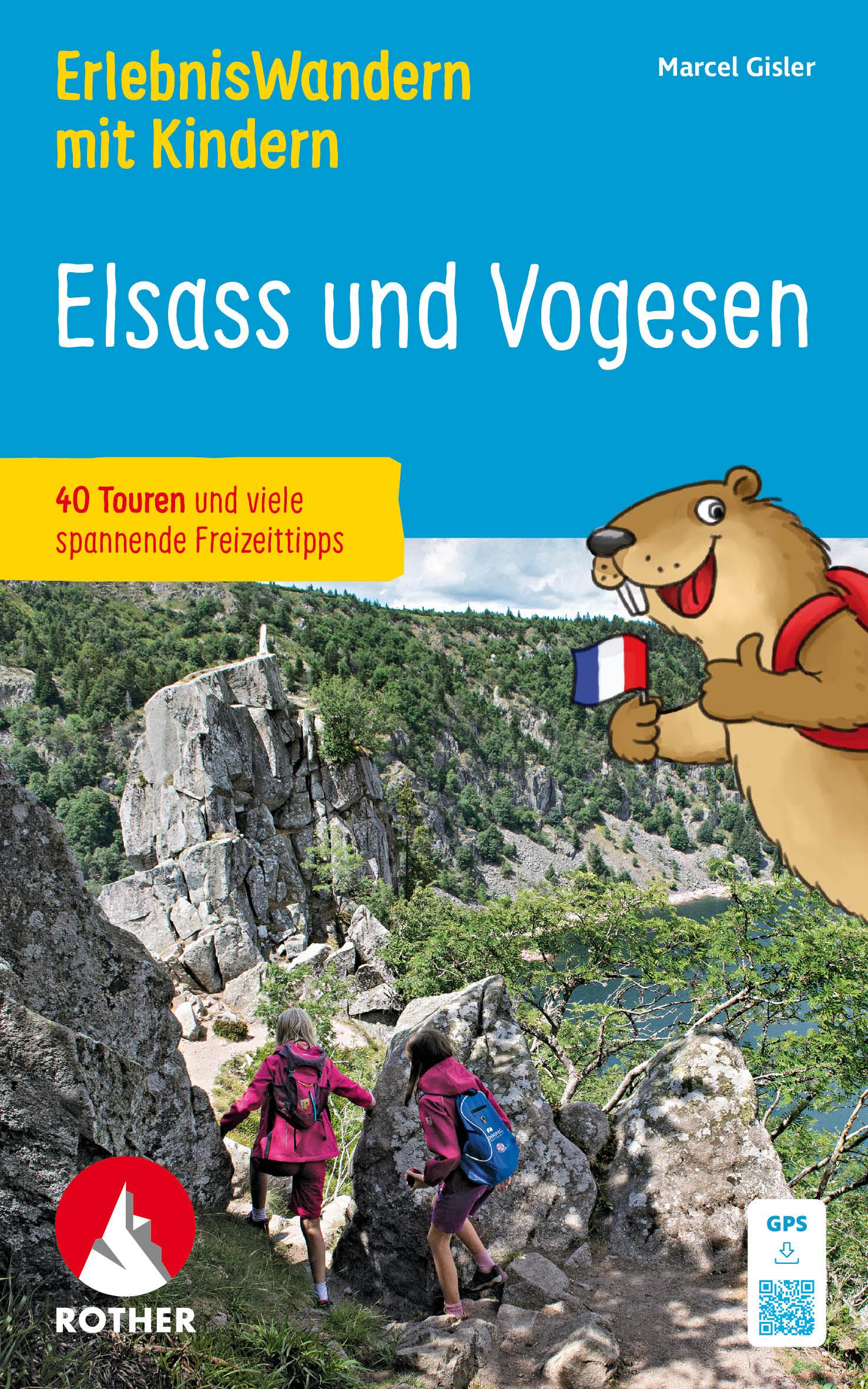 Vorderes Coverbild ErlebnisWandern mit Kindern - Elsass und Vogesen