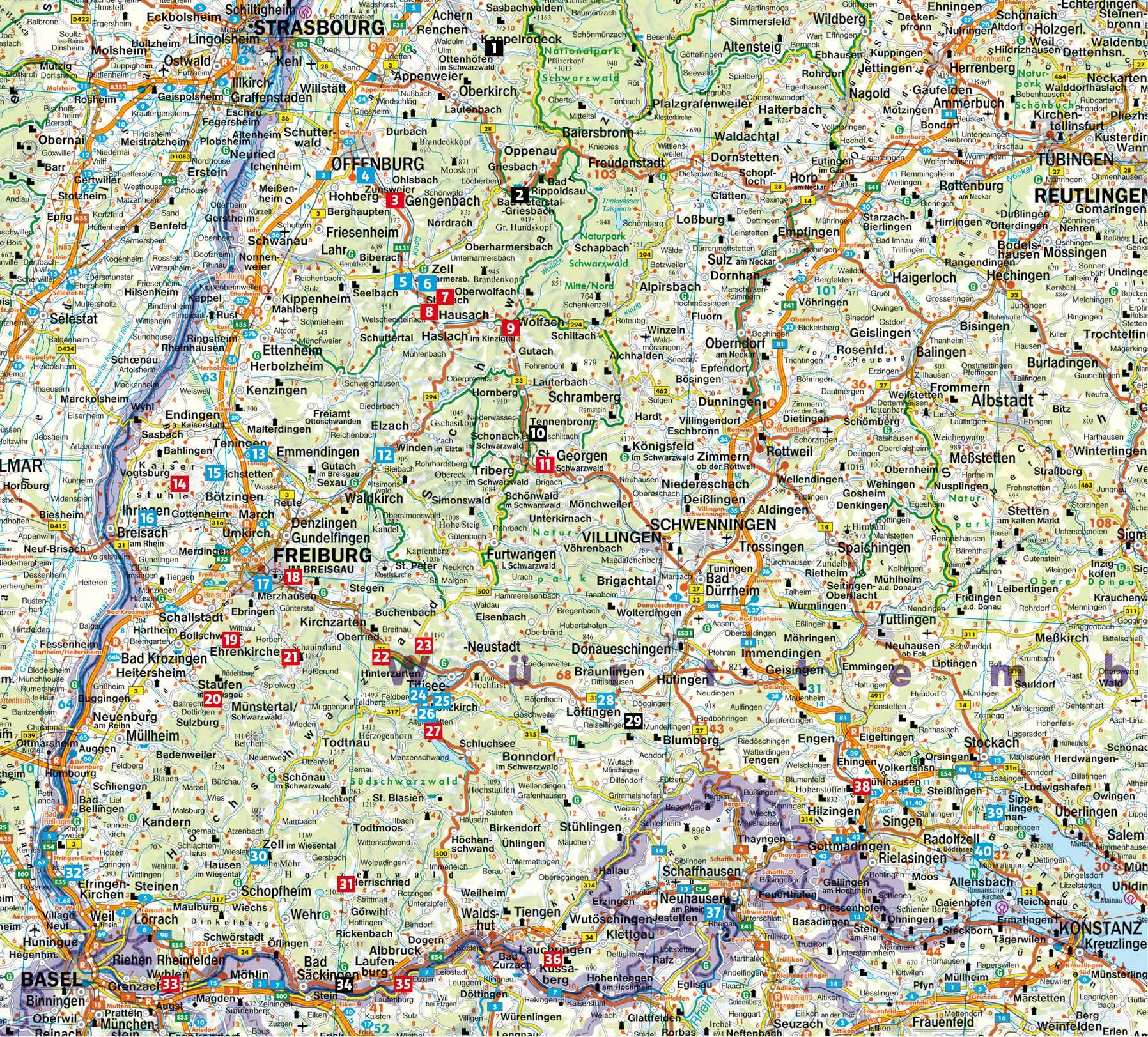 Beispielinhalt (Bild) Wandern mit Öffis Südbaden