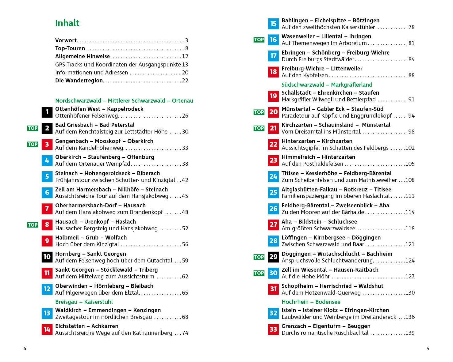 Beispielinhalt (Bild) Wandern mit Öffis Südbaden