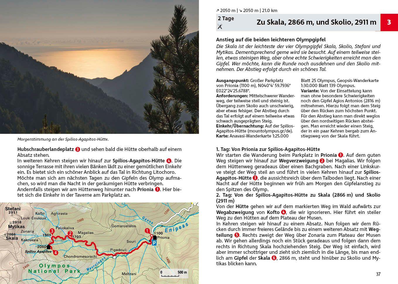 Beispielinhalt (Bild) Griechenland: Olymp - Pilion. Kissavos, Skiathos, Alonnisos