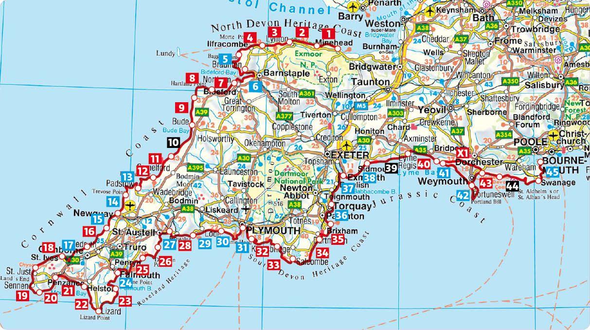 Beispielinhalt (Bild) Englands Südwestküste: South West Coast Path