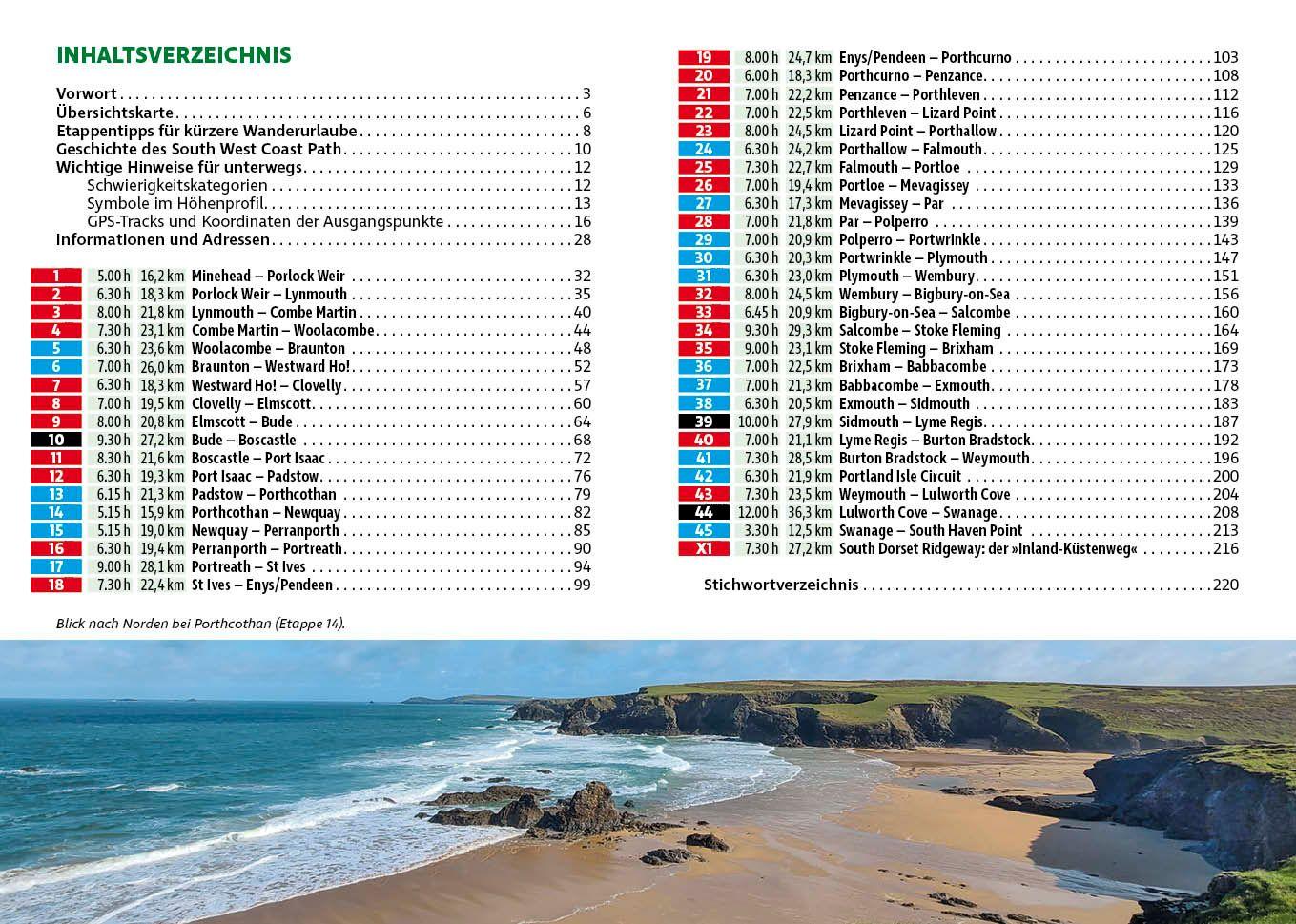 Beispielinhalt (Bild) Englands Südwestküste: South West Coast Path