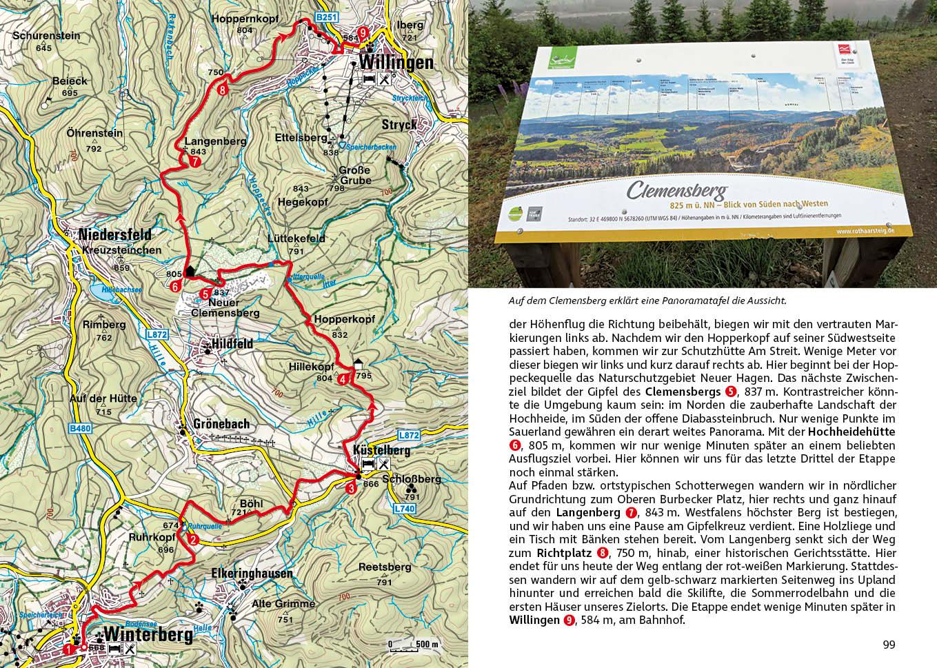 Beispielinhalt (Bild) Rothaarsteig