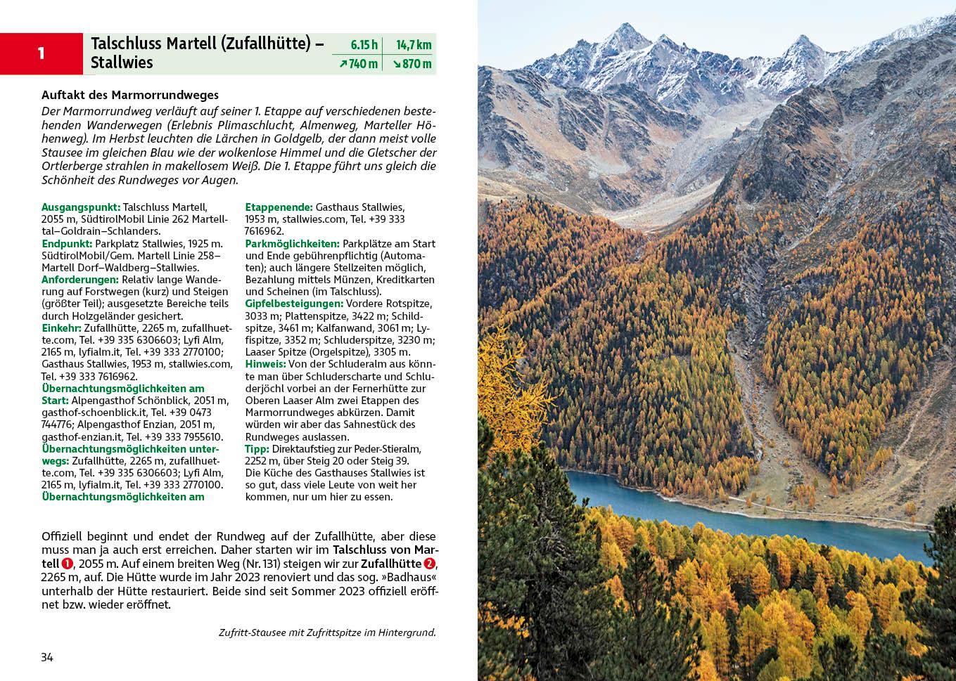 Beispielinhalt (Bild) Südtirol: Marmorrundweg