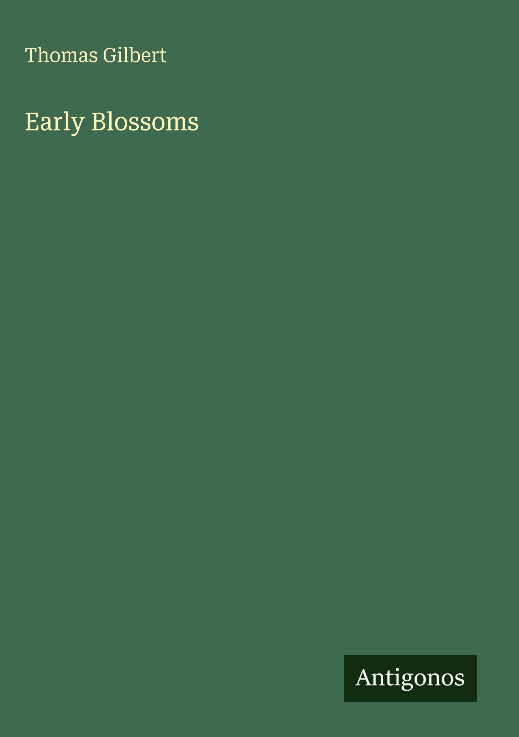 Vorderes Coverbild Early Blossoms