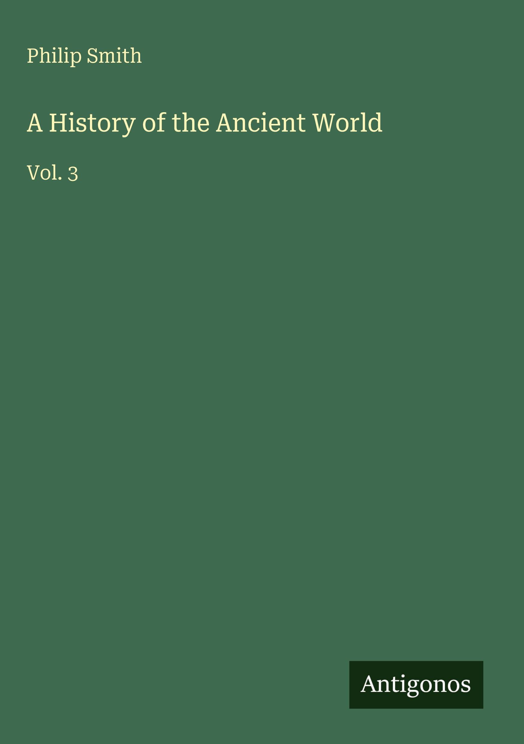 Vorderes Coverbild A History of the Ancient World