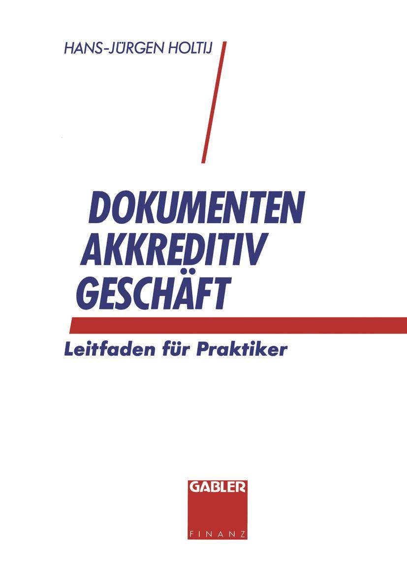 Vorderes Coverbild Dokumentenakkreditivgeschäft
