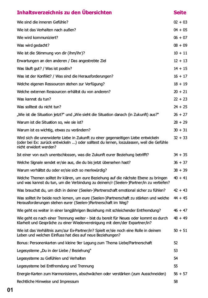 Beispielinhalt (Bild) Lenormand Deutung leicht gemacht 8