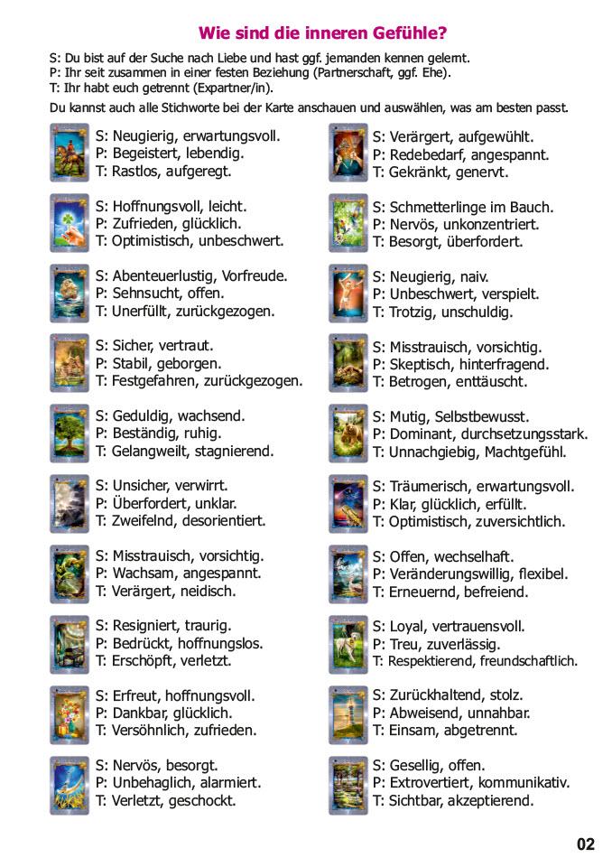 Beispielinhalt (Bild) Lenormand Deutung leicht gemacht 8