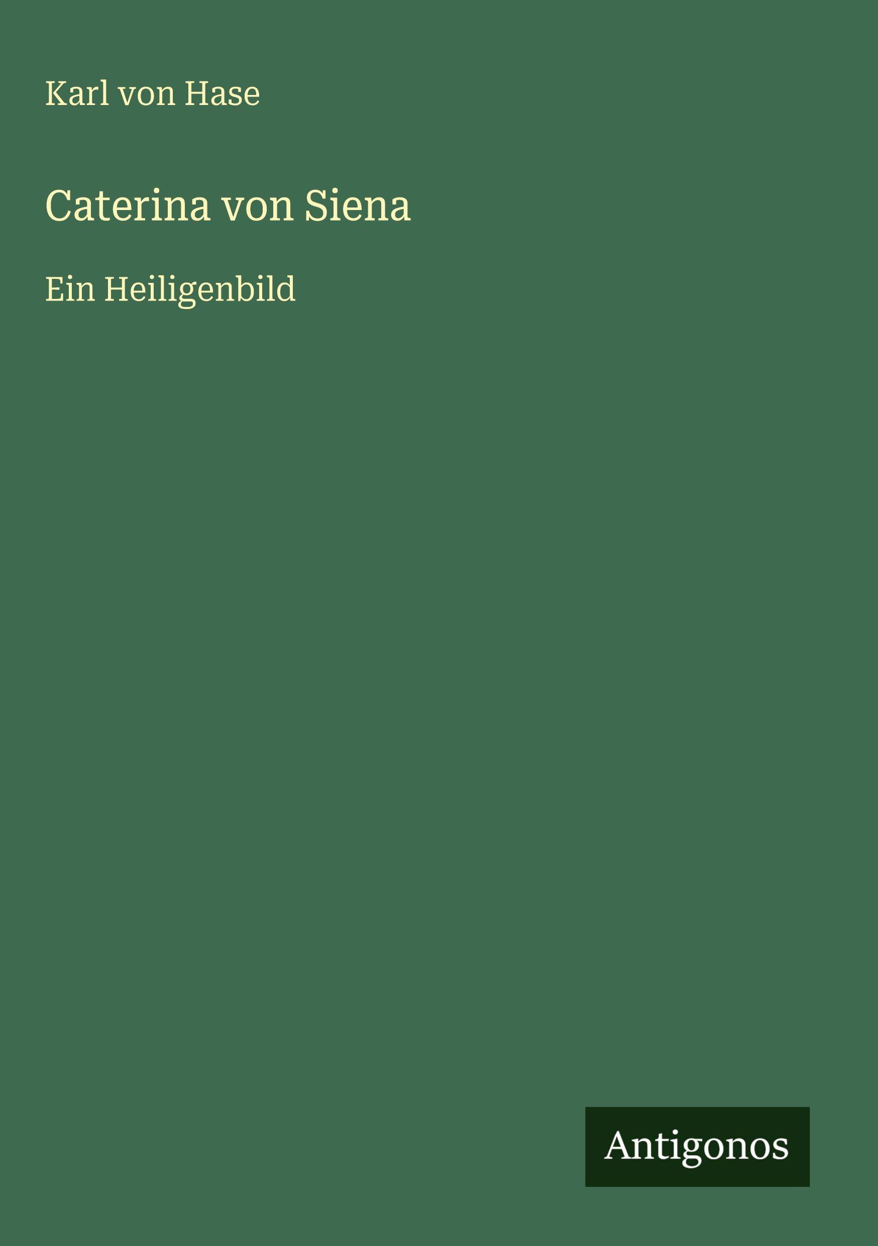 Vorderes Coverbild Caterina von Siena