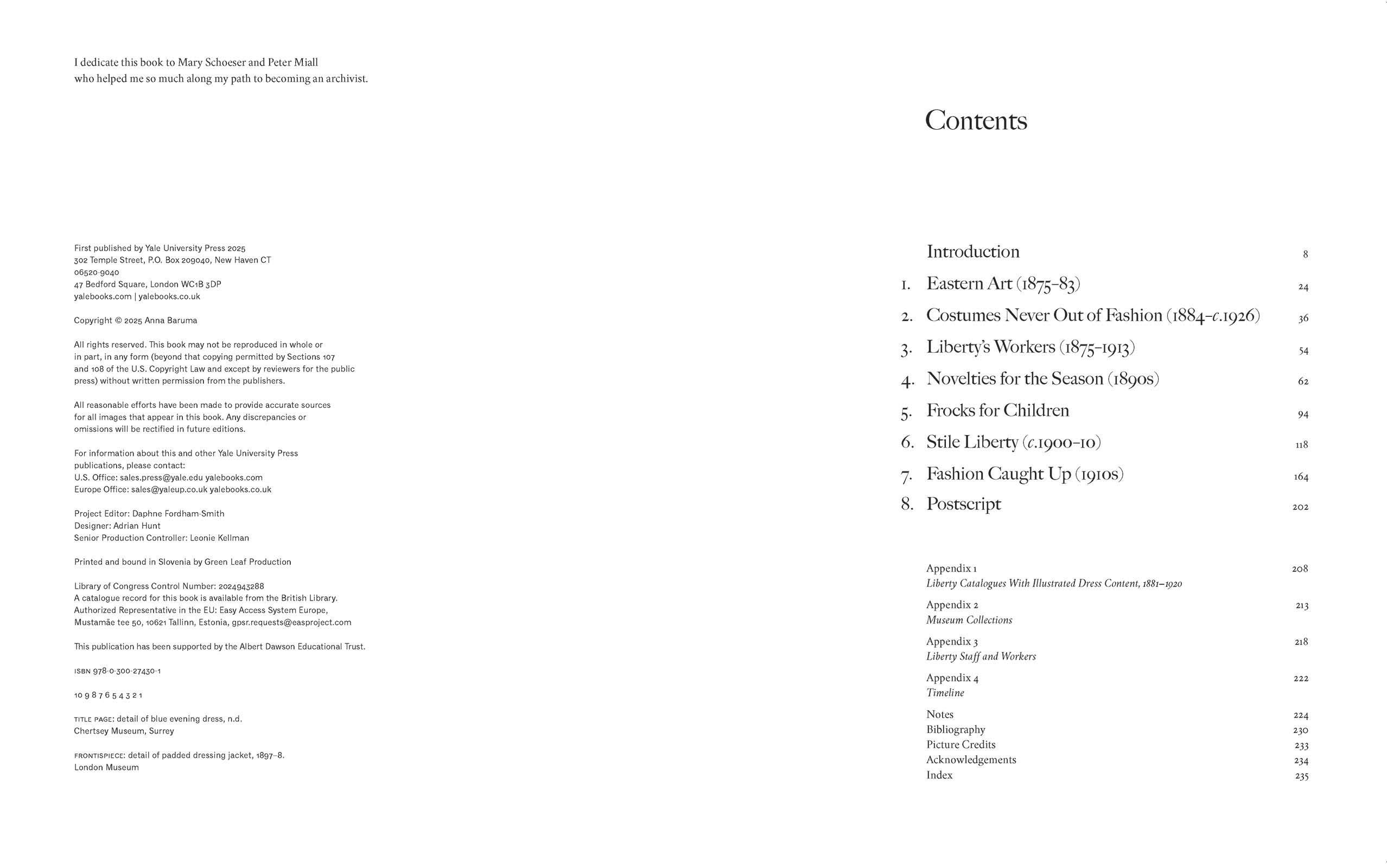 Beispielinhalt (Bild) Artistic Dress at Liberty & Co