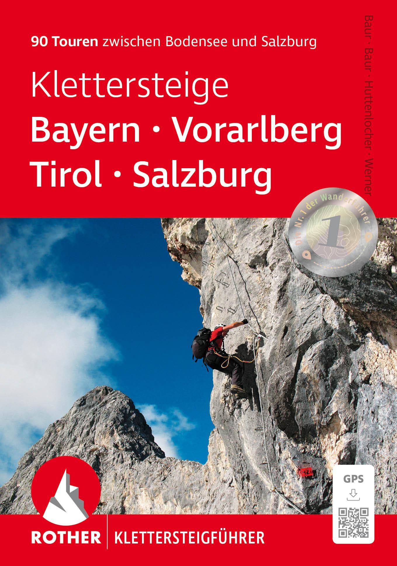 Vorderes Coverbild Klettersteige Bayern - Vorarlberg - Tirol - Salzburg
