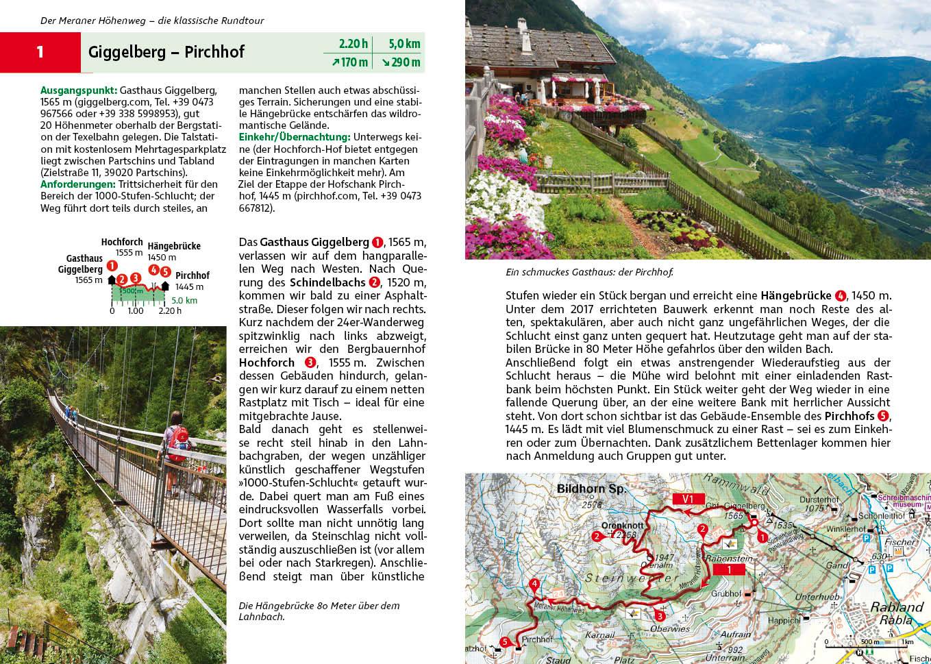 Beispielinhalt (Bild) Meraner Höhenweg