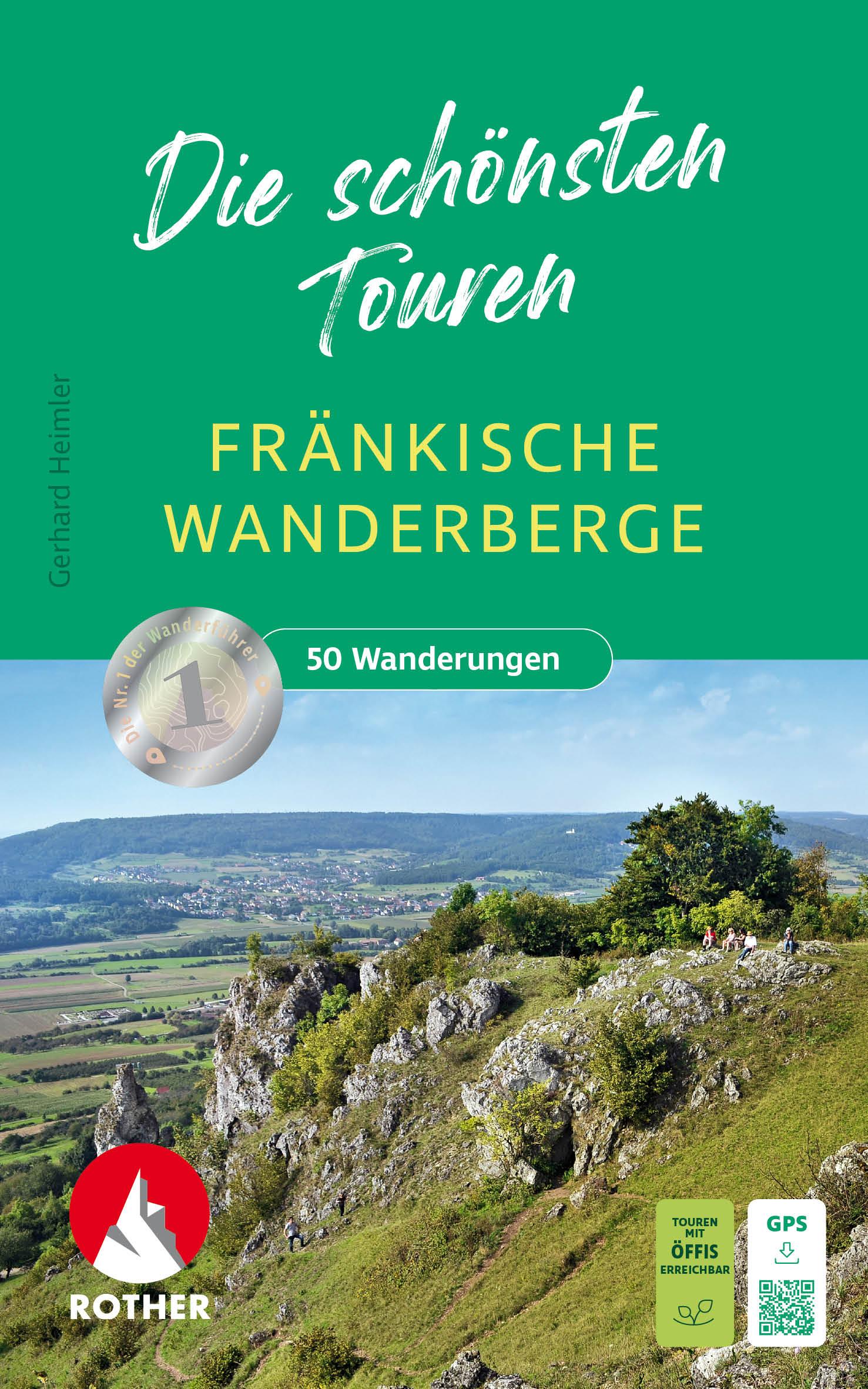 Vorderes Coverbild Fränkische Wanderberge - Die schönsten Touren