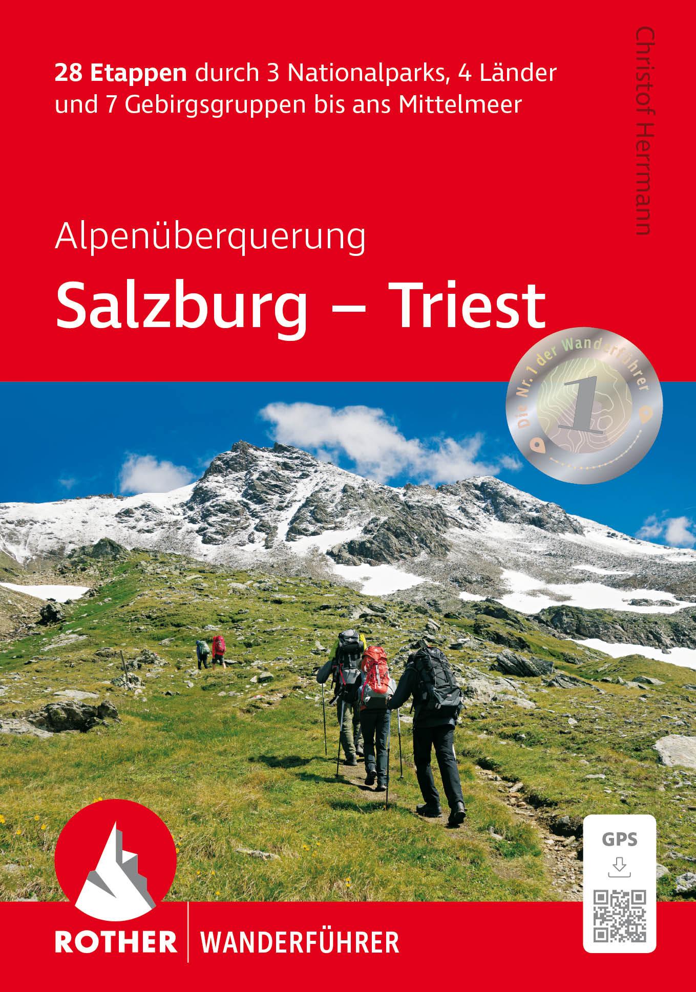 Vorderes Coverbild Alpenüberquerung Salzburg - Triest