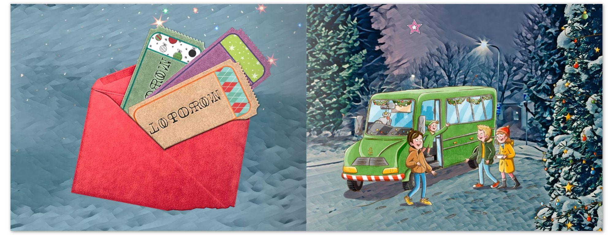 Beispielinhalt (Bild) Der mysteriöse Weihnachtsdieb - Ein Escape-Adventskalender für Kids
