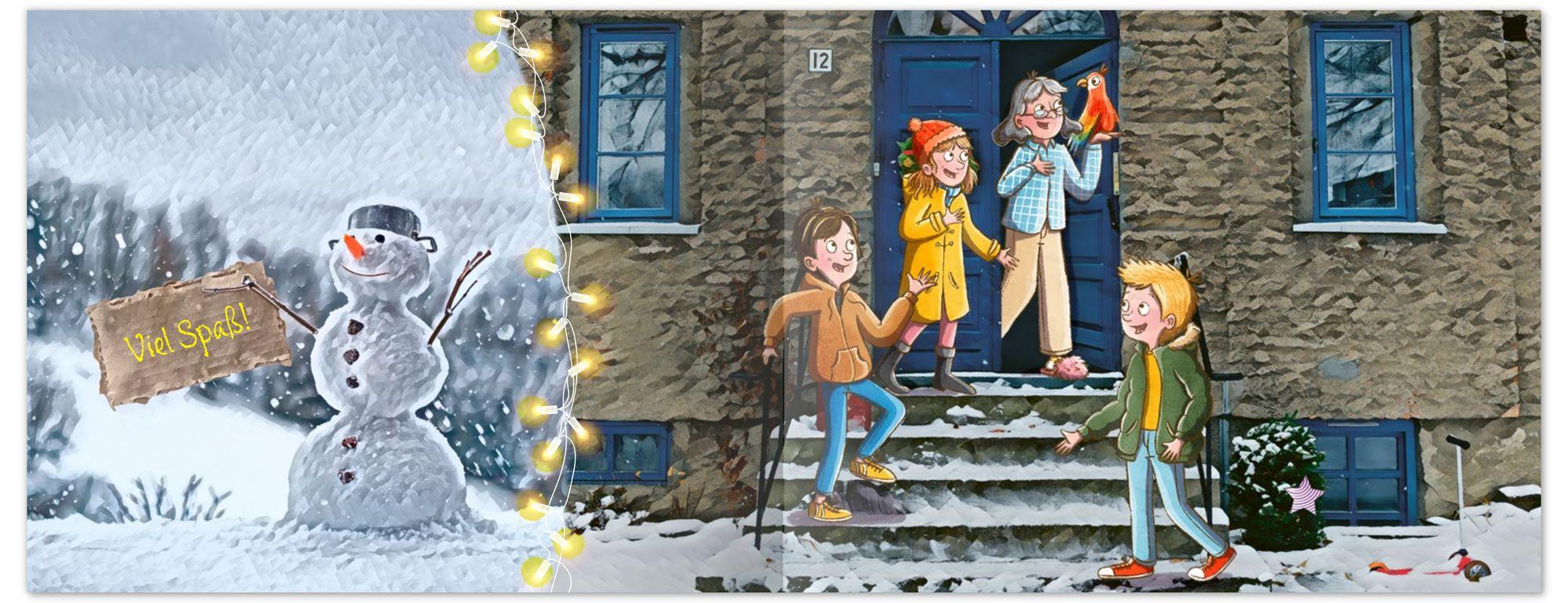 Beispielinhalt (Bild) Der mysteriöse Weihnachtsdieb - Ein Escape-Adventskalender für Kids