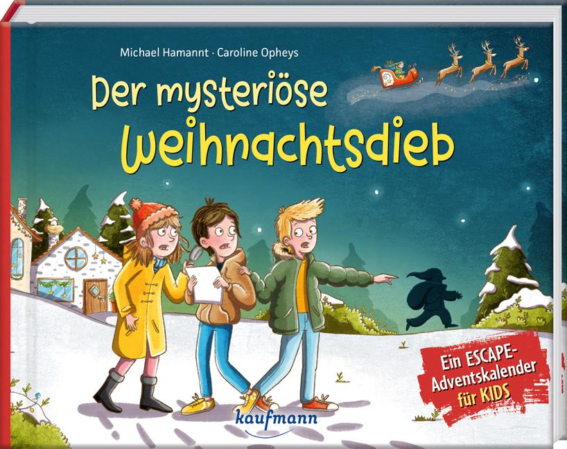 Vorderes Coverbild Der mysteriöse Weihnachtsdieb - Ein Escape-Adventskalender für Kids