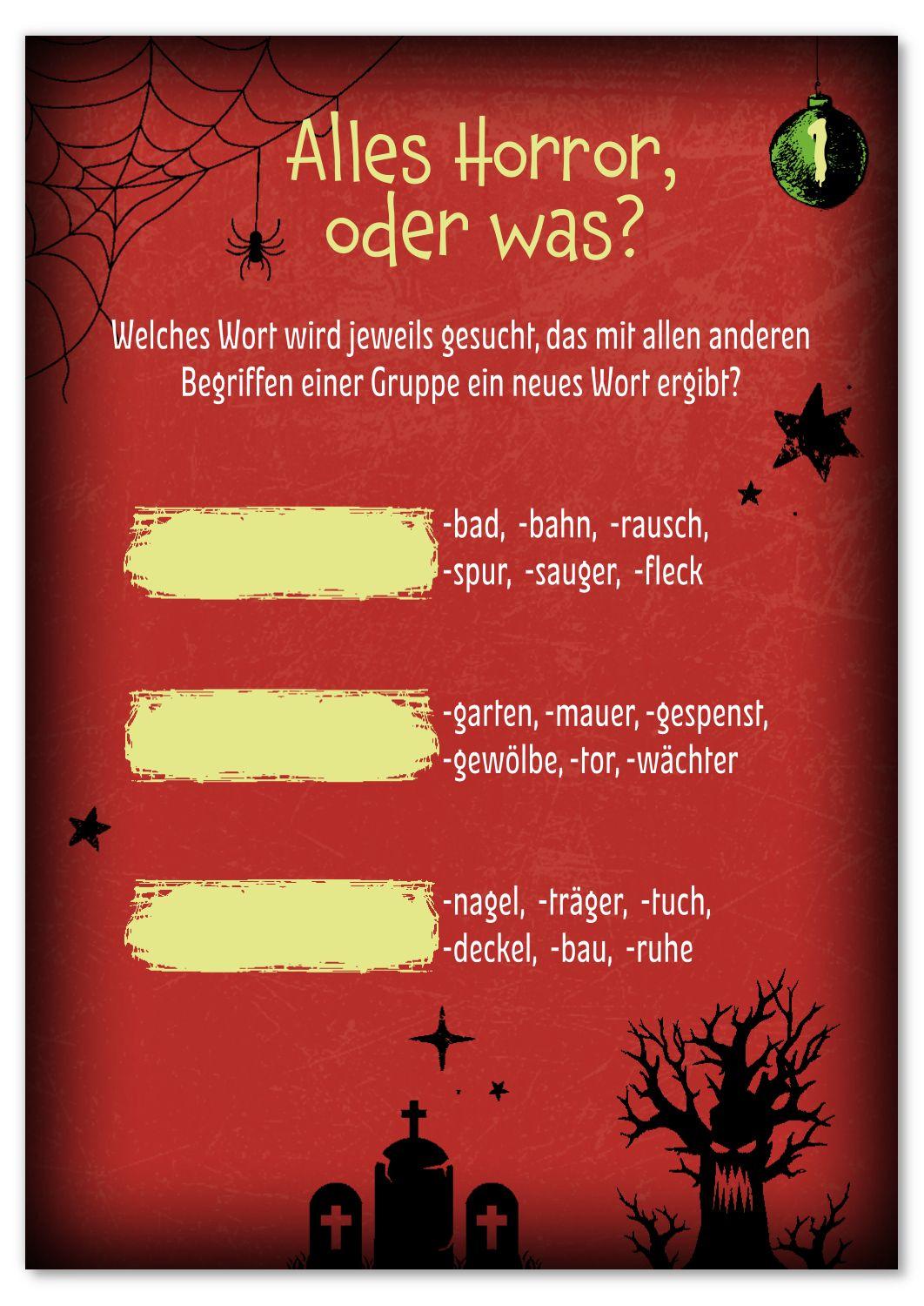 Beispielinhalt (Bild) Rätseladventskalender Dracula