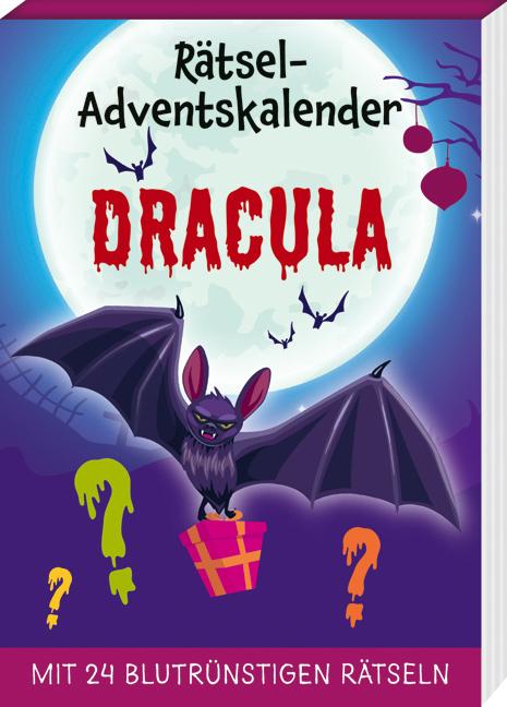 Vorderes Coverbild Rätseladventskalender Dracula