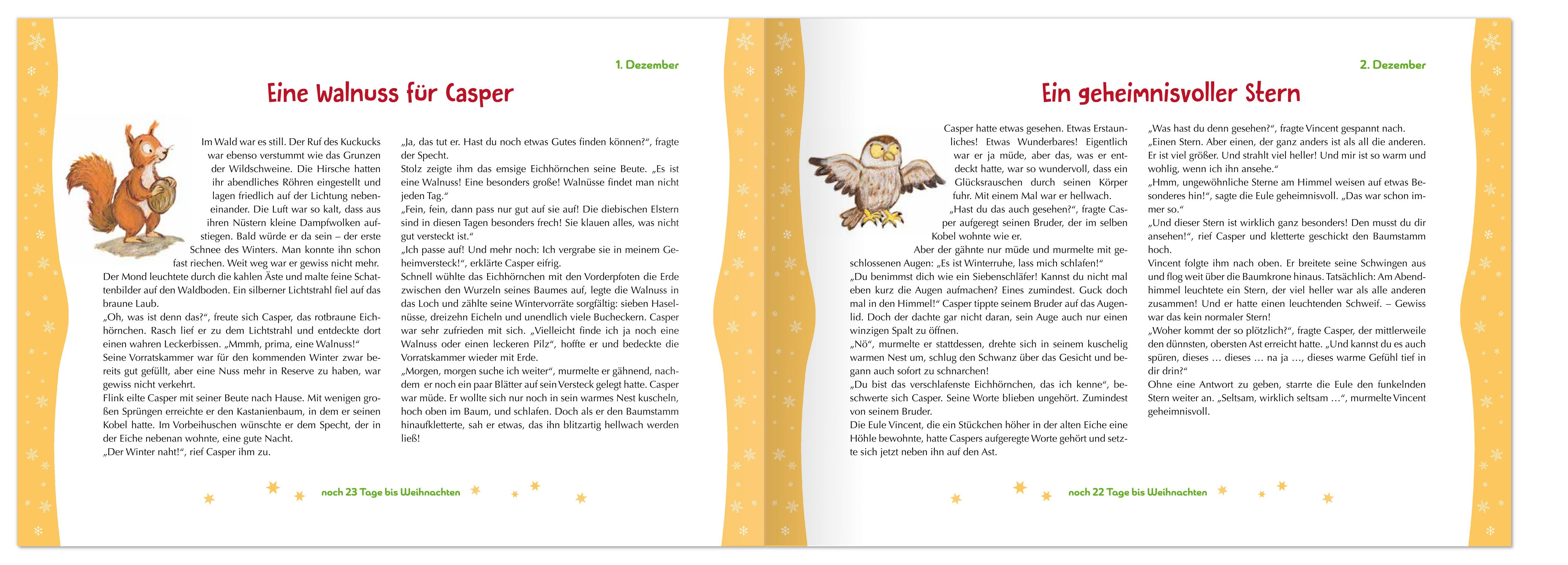 Beispielinhalt (Bild) Tiere auf dem Weg zur Krippe