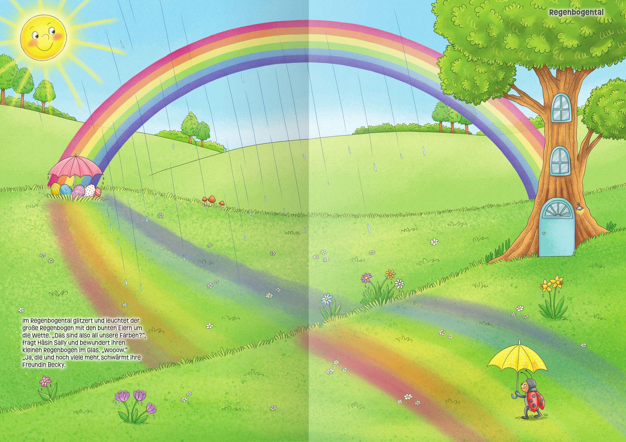 Beispielinhalt (Bild) Mein Stickeralbum Ostern