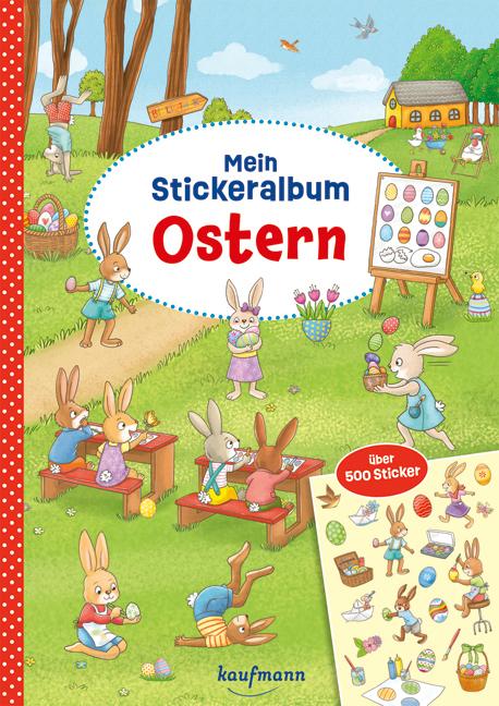 Vorderes Coverbild Mein Stickeralbum Ostern