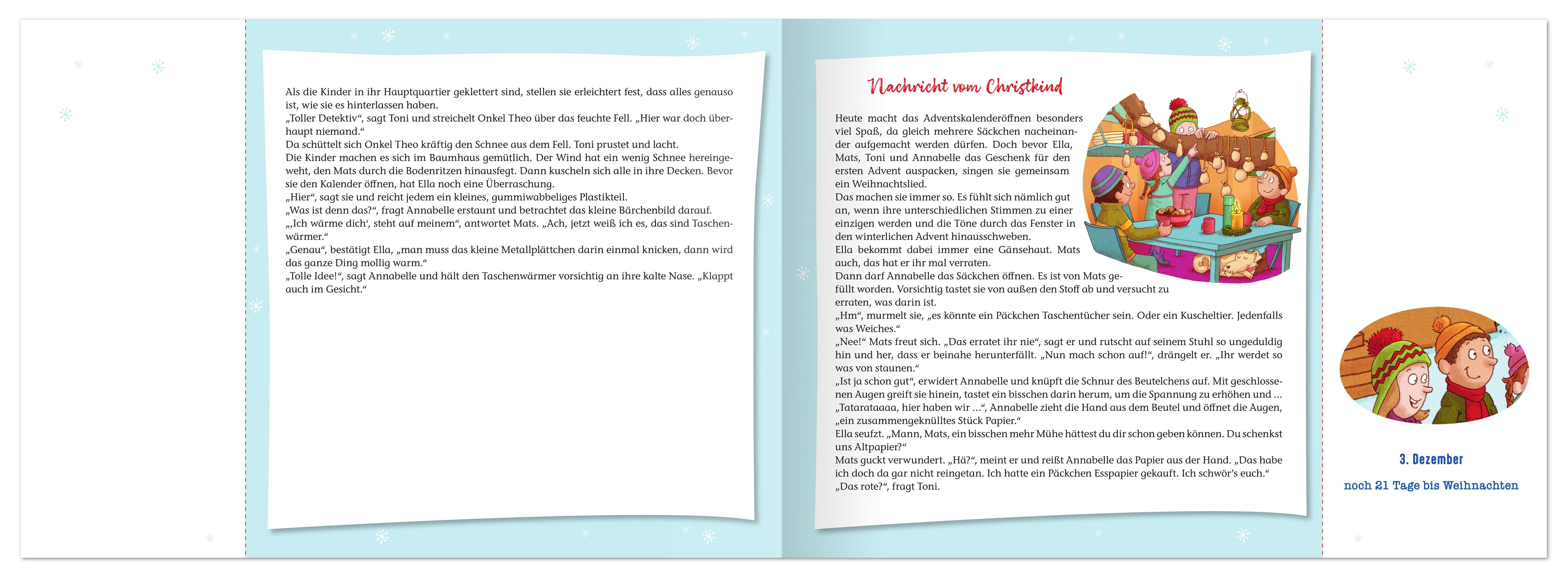 Beispielinhalt (Bild) Geheimnisvolle Weihnachtspost