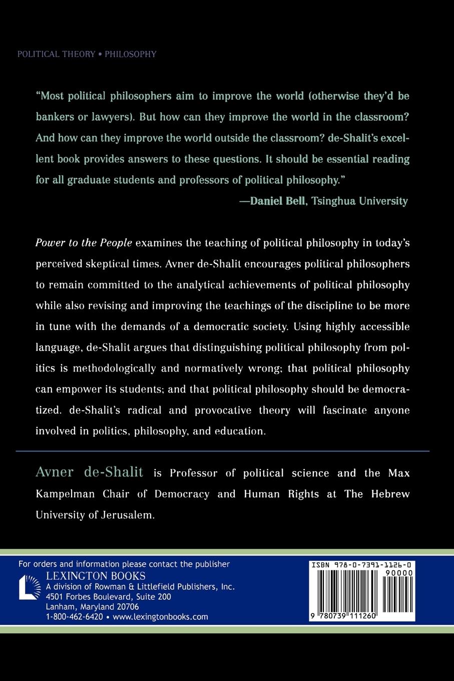 Rückseitencover Power to the People