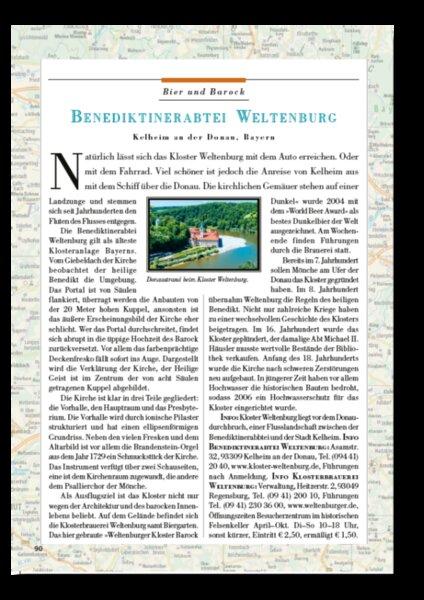 Beispielinhalt (Bild) Reiseführer Bayerischer Wald. Regioführer inklusive Ebook. Ausflugsziele, Sehenswürdigkeiten, Restaurants & Hotels uvm.