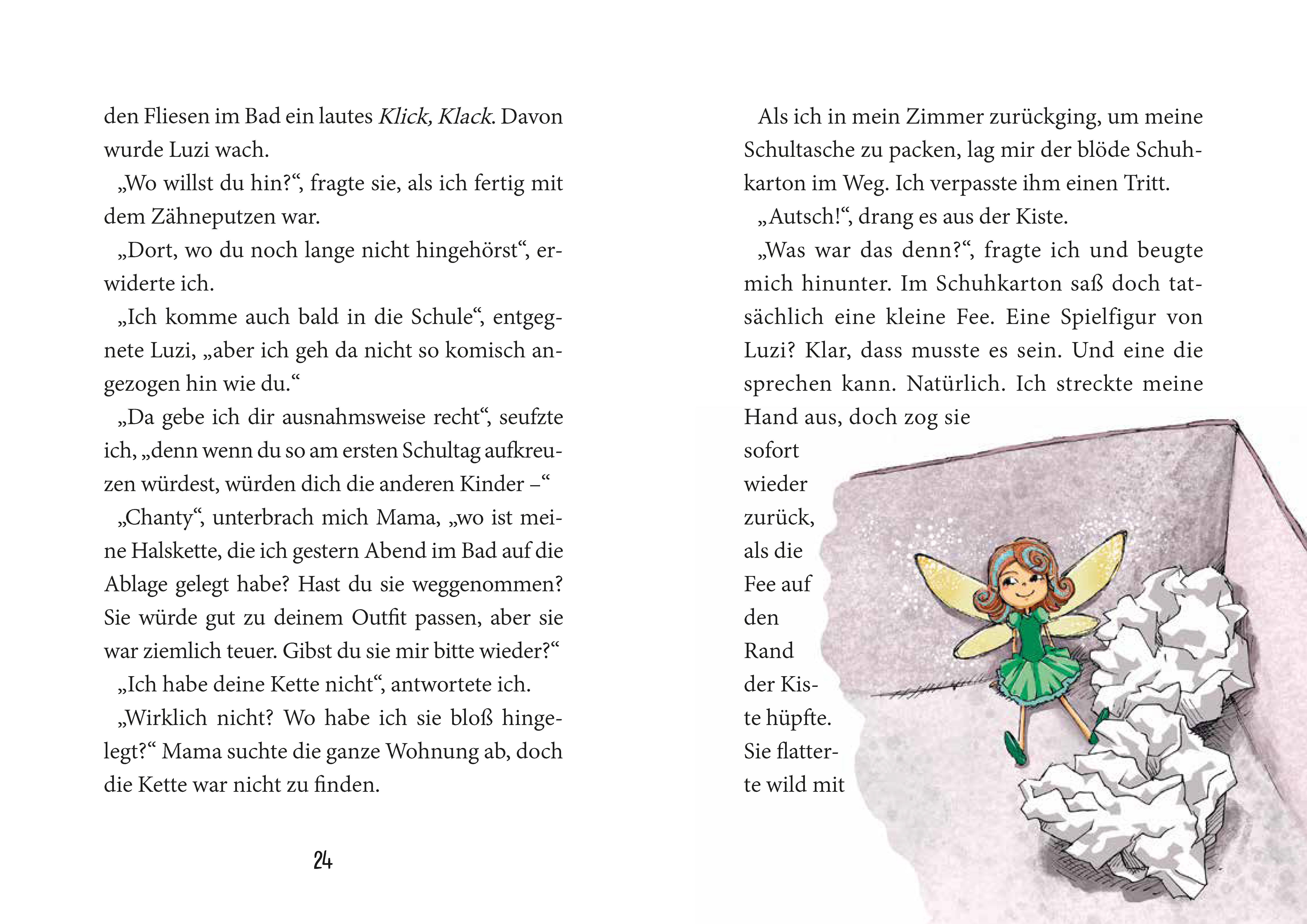 Beispielinhalt (Bild) Poppy. Die Fee im Schuhkarton