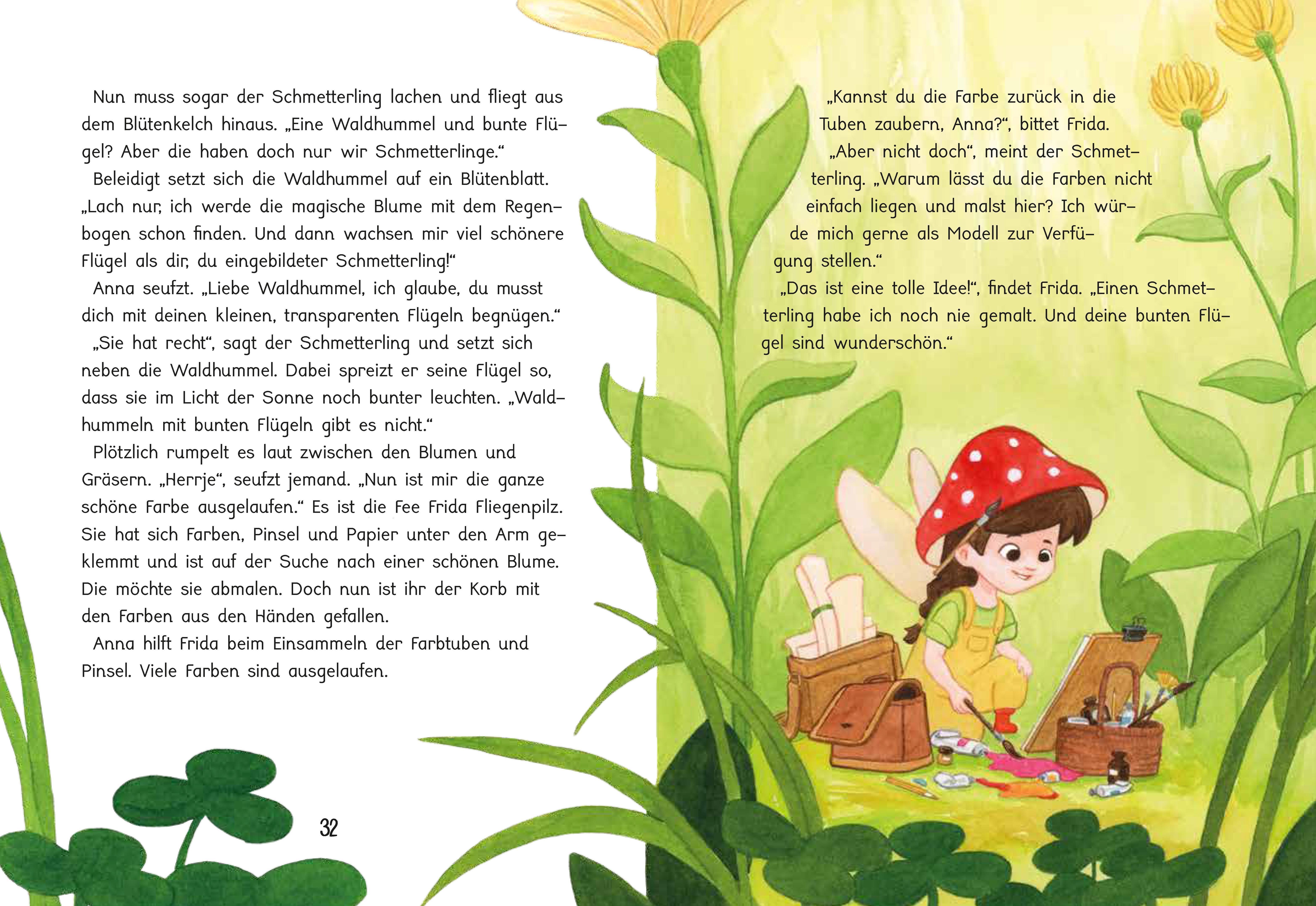 Beispielinhalt (Bild) Anna Äpfelchen. Geschichten aus dem Feenwald