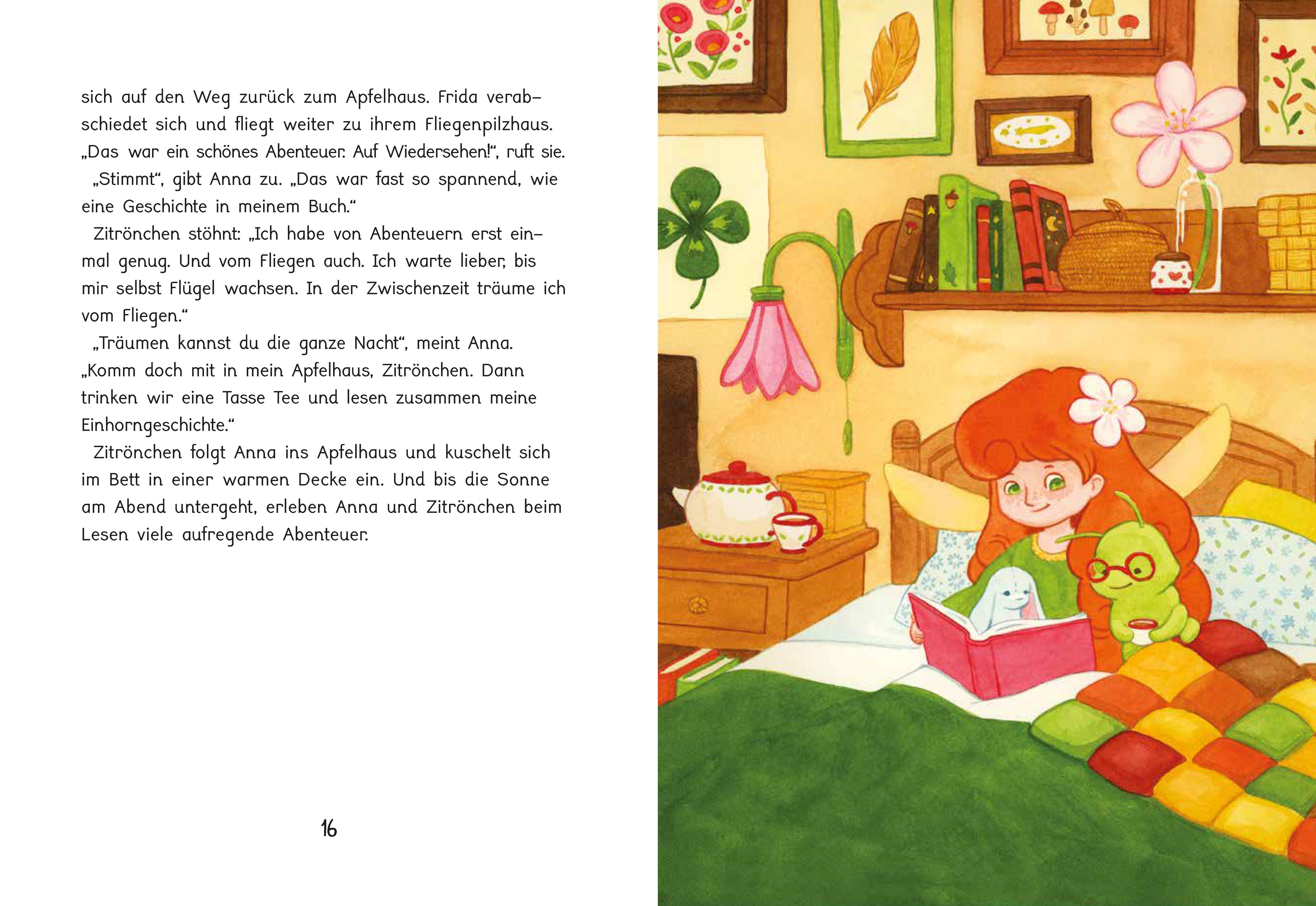 Beispielinhalt (Bild) Anna Äpfelchen. Geschichten aus dem Feenwald