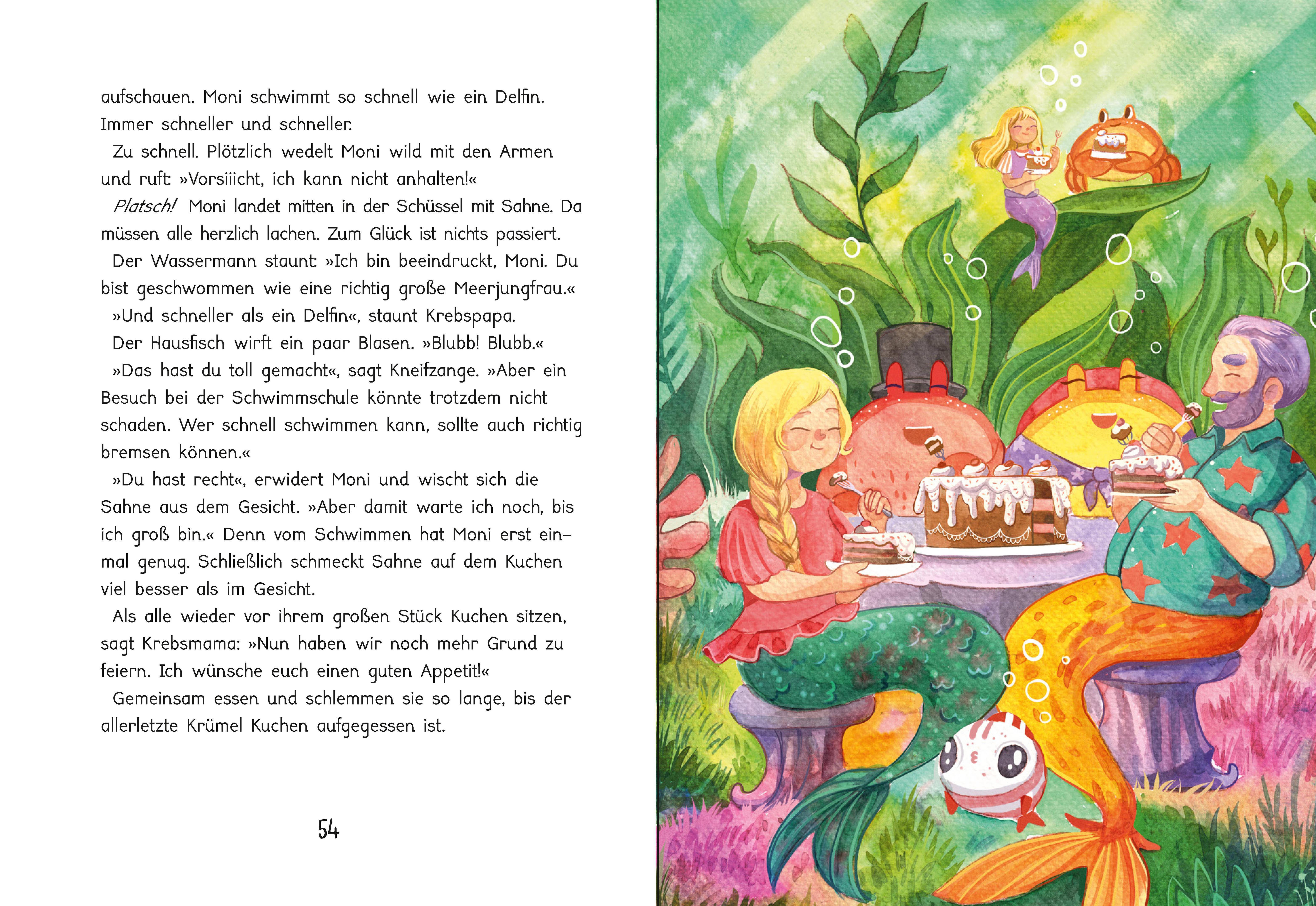 Beispielinhalt (Bild) Moni Meermädchen. Du schaffst das!