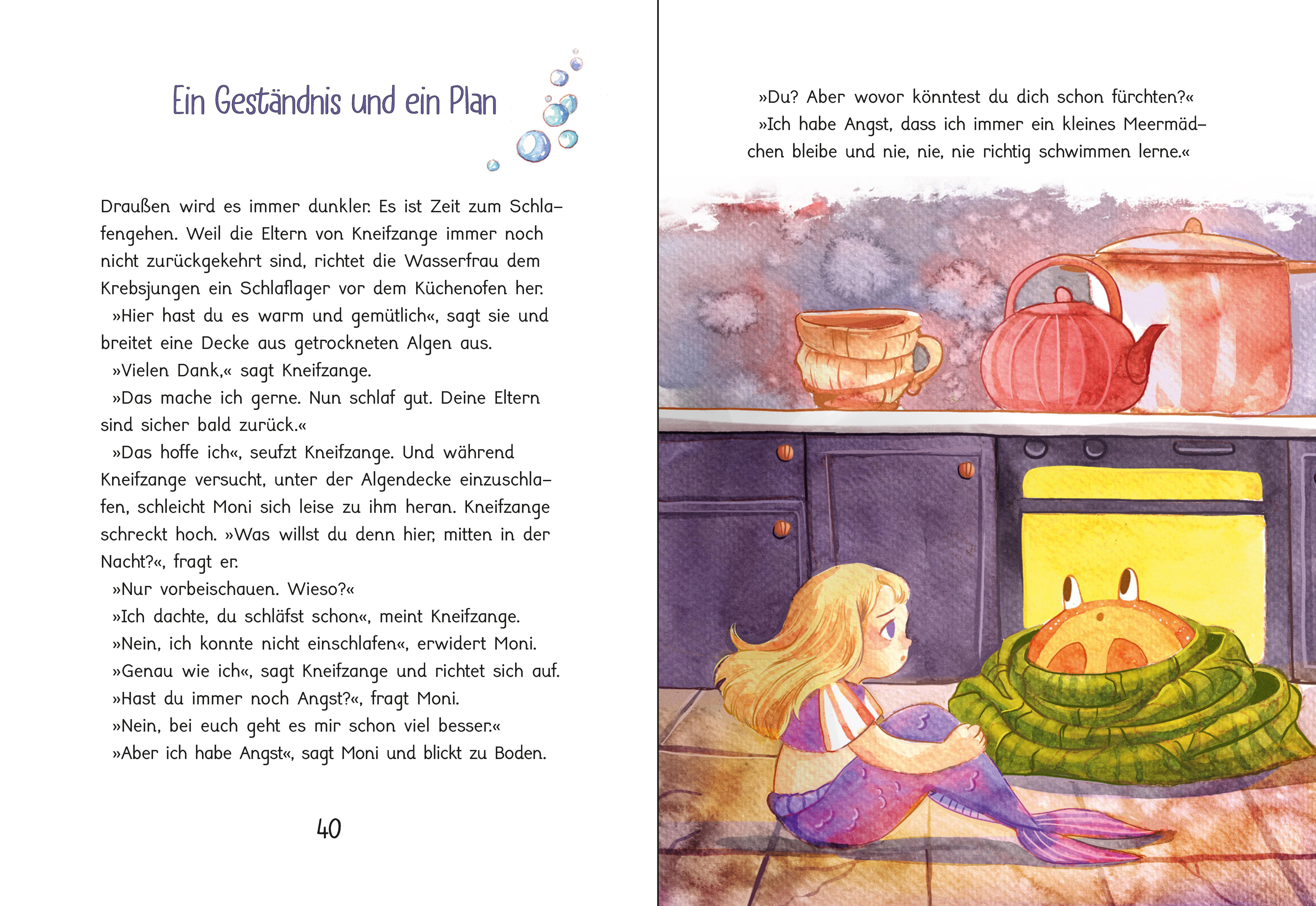 Beispielinhalt (Bild) Moni Meermädchen. Du schaffst das!