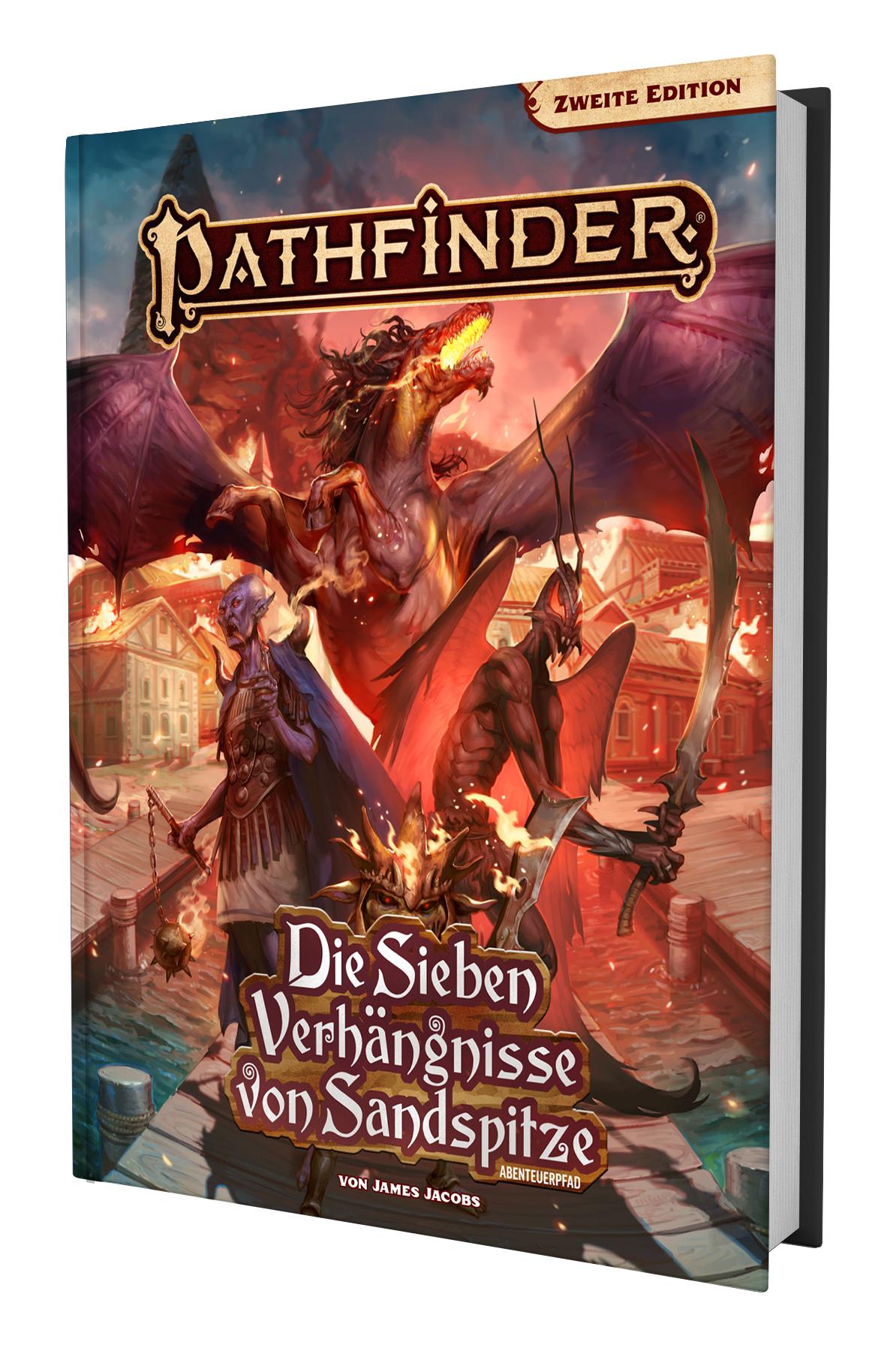 Vorderes Coverbild Pathfinder 2 - Die Sieben Verhängnisse von Sandspitze