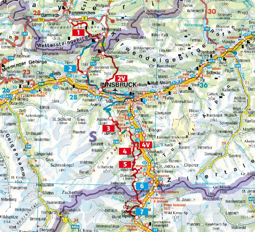 Beispielinhalt (Bild) Alpenüberquerung Garmisch - Sterzing