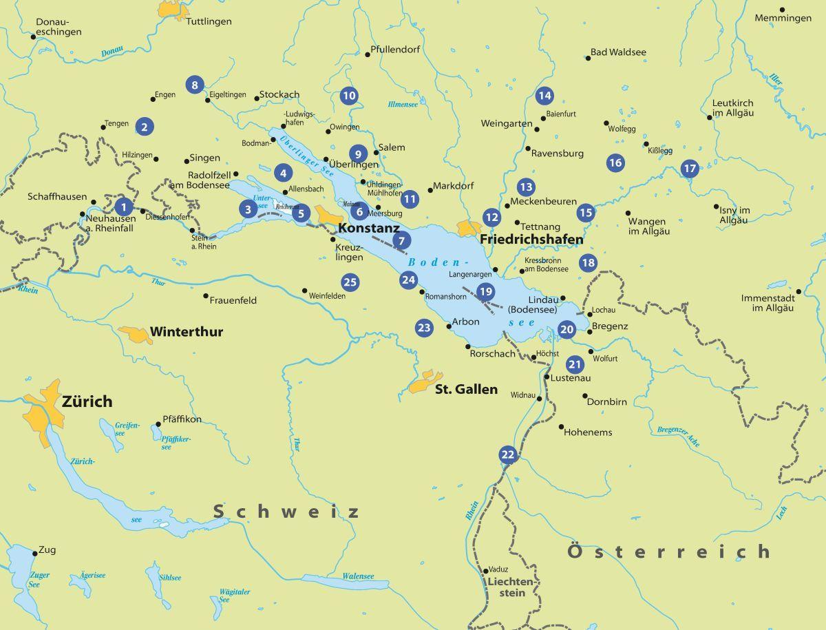 Beispielinhalt (Bild) BVA Die 25 schönsten E-Bike Touren am Bodensee